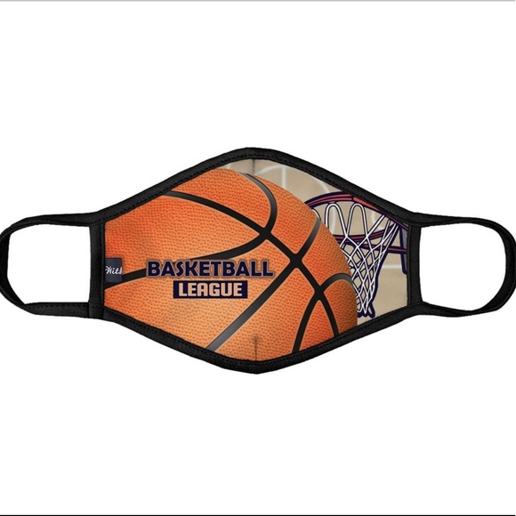 With U Other - Basketball face mask, dual layer cotton